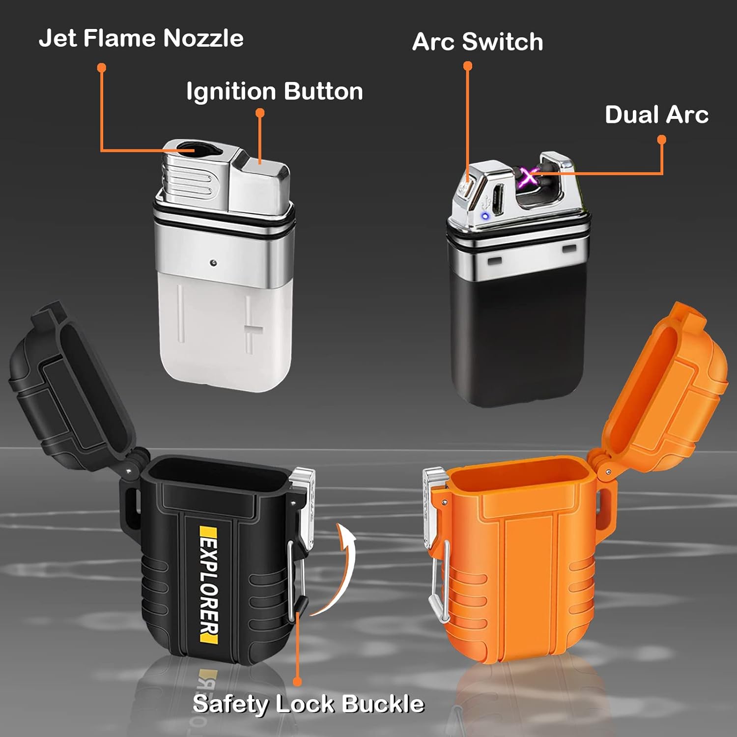 Waterproof Lighter Outdoor Windproof Torch Lighter Review