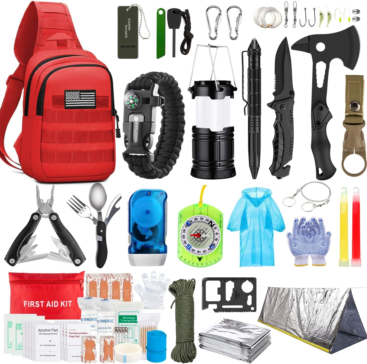 151 Pcs Survival Gear First Aid Kit Review